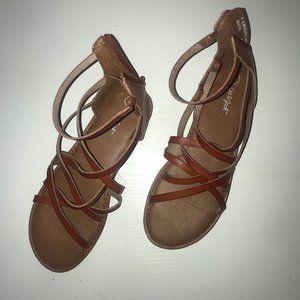 Girls Cat & Jack Brown Sandals